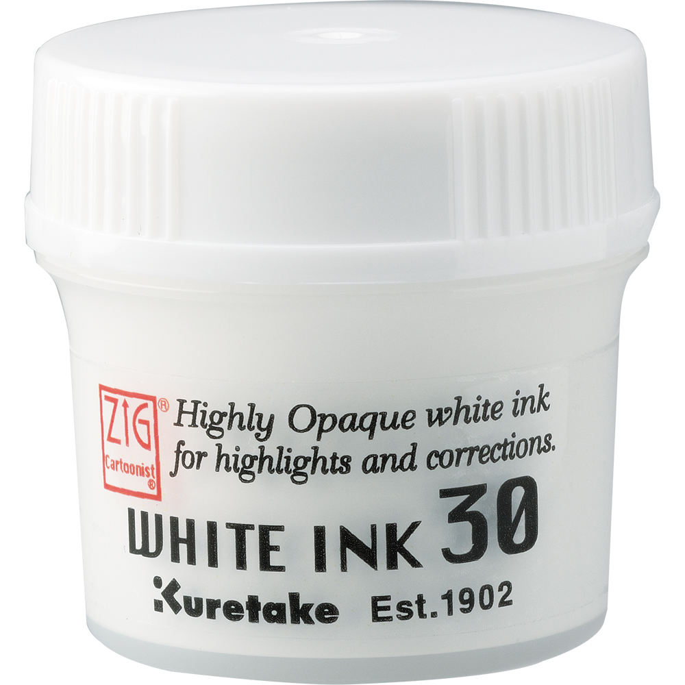 ZIG CARTOONIST WHITE INK - CNCE201-3