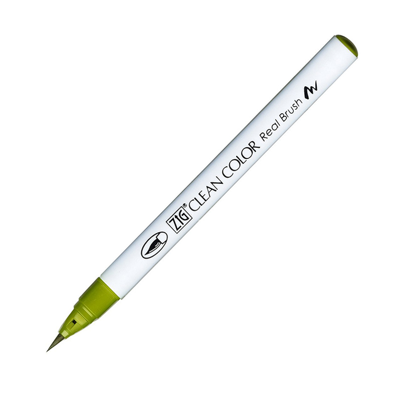 ZIG CLEAN COLOR REAL BRUSH - MID GREEN  046