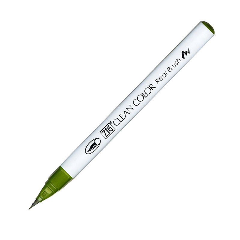ZIG CLEAN COLOR REAL BRUSH - OLIVE GREEN  043